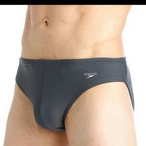 Speedo Men's Grey Fitness Bikini Nylon/Spandex NEW